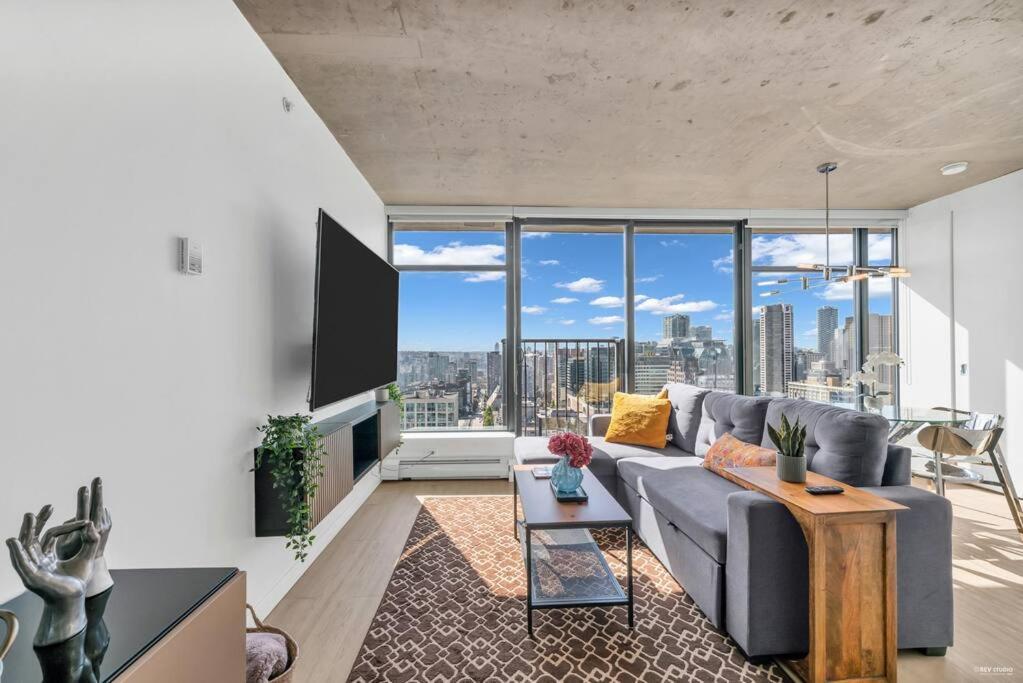 Skyview, 40Th Floor! 2Br Condo In Downtown Vancouver Eksteriør bilde